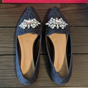 Kelly & Katie Lovelian Flats Size 6 Navy Blue